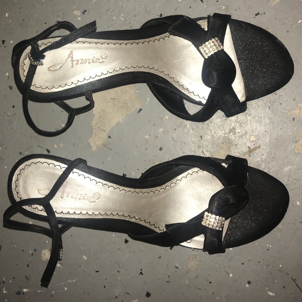 Black special occasion shoe